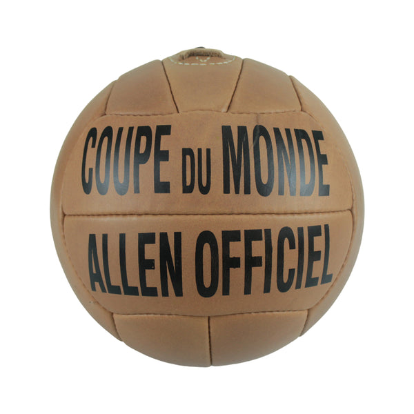 Allen World Cup 1938 Match Ball Official Size 5 Official Weight Vintage Ball Real Leather Made Brown Color