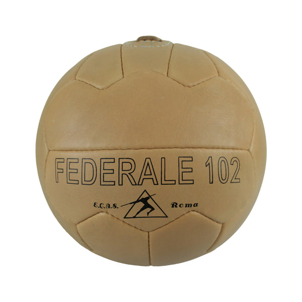 Federale 102 World Cup 1934 Match Ball Official Size 5 Official Weight Vintage Ball Real Leather Made Brown Color